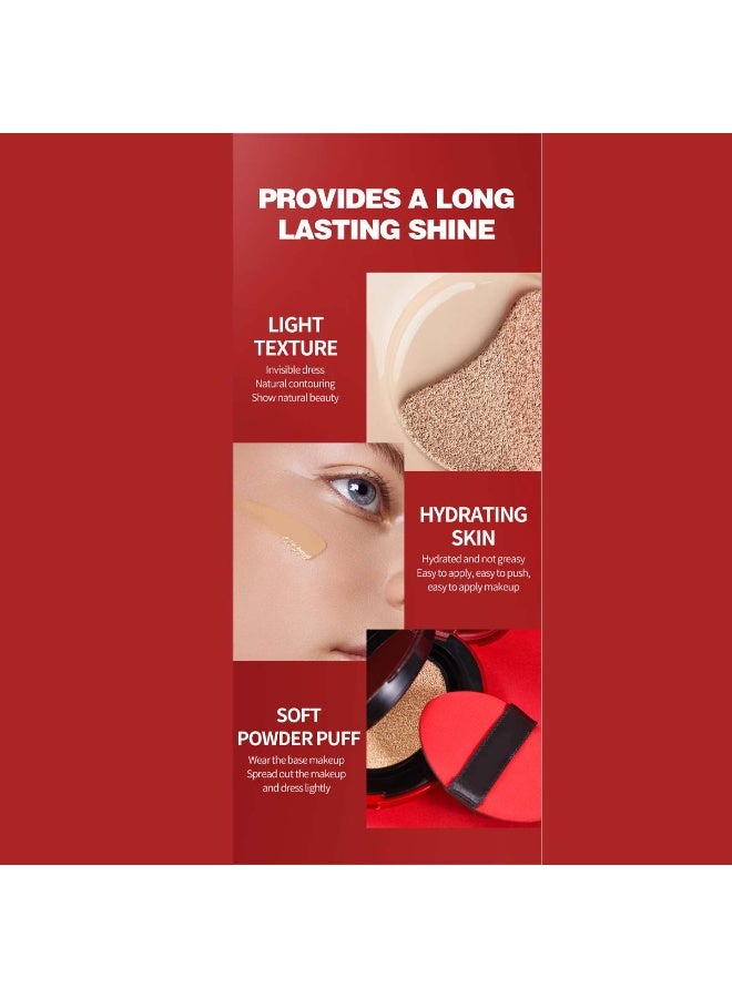 Huitich Air Cushion BB Cream Compact Shade 02 Shell Beige - Image 2
